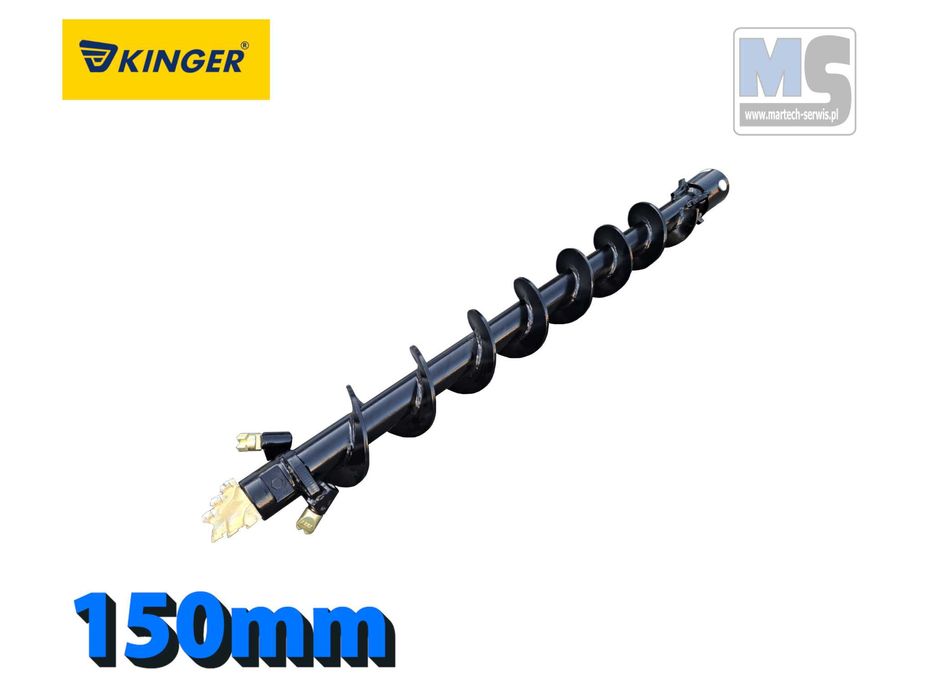 Wiertło do wiertnicy hydraulicznej z zębami z wolframu fi150