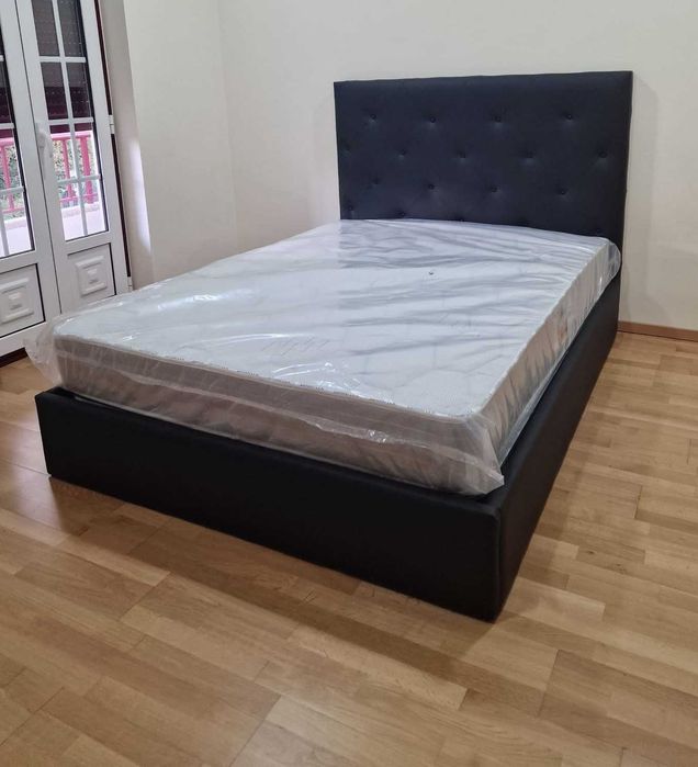 Camas de Casal Estofadas de Luxo 199€ Disp. em Várias Cores! 190x140m!