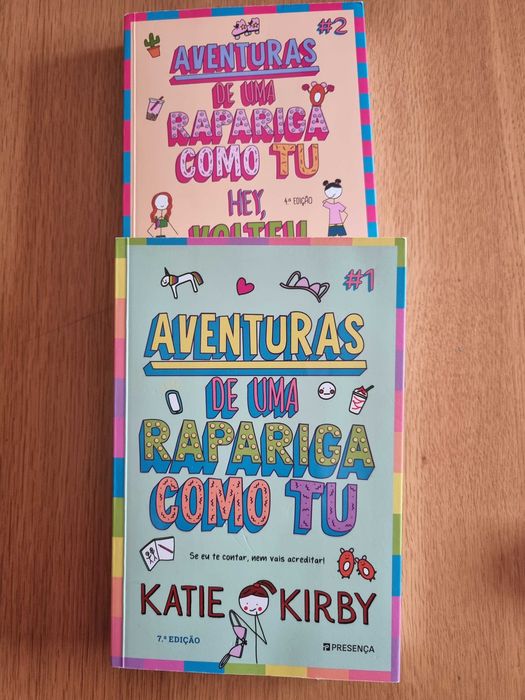 Livros Aventuras de uma Rapariga como Tu (#1 e #2) – Katie Kirby – Como Novos!