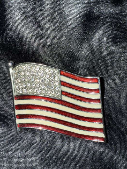 PIN USA com brilhantes