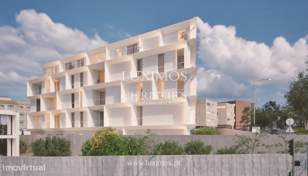 Apartamento T1 novo com varanda para venda no Matosinhos Sea Living