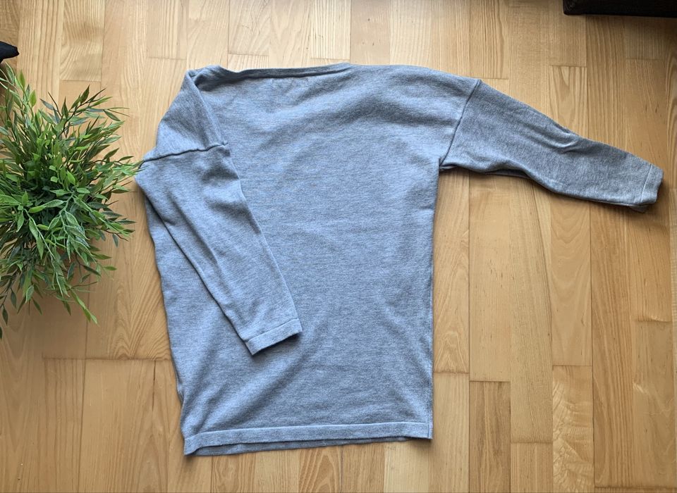 Sweter Mohito 3/4 rękawek szary rozmiar S