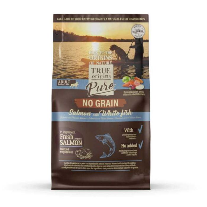 True Origins Pure No Grain Ração de salmão para cães  3KG