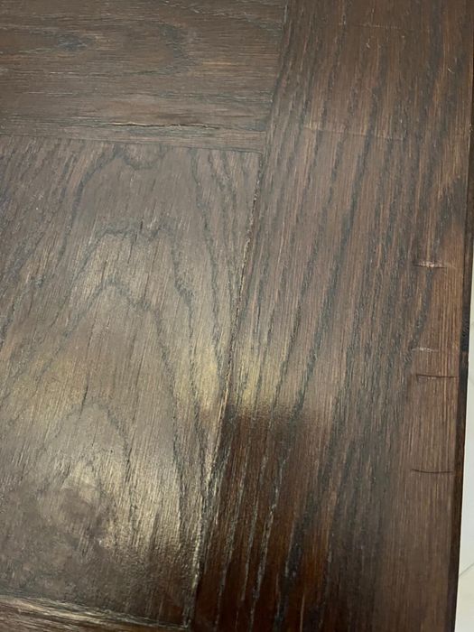 Stol drewniany szachownica rozkladany toczone nogi