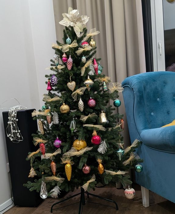 Набір ялинкових прикрас іграшок на ялинку