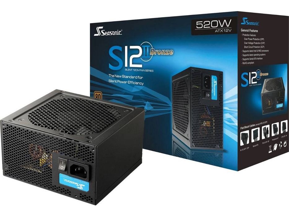 Fonte seasonic s12ii 520w