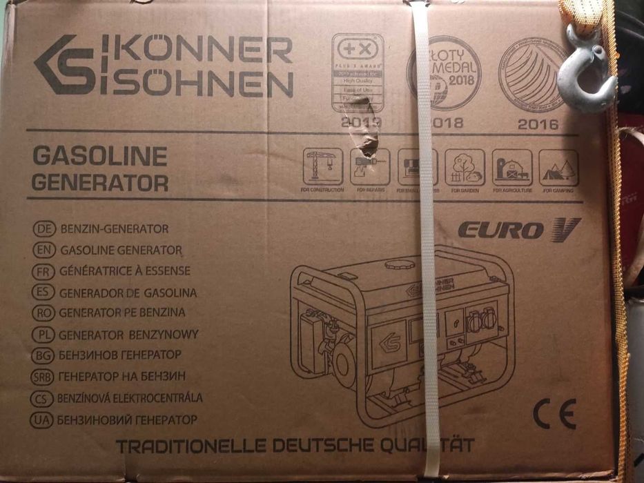 Генератор бензиновий Konner & Sohnen KS 3000 3 кВт