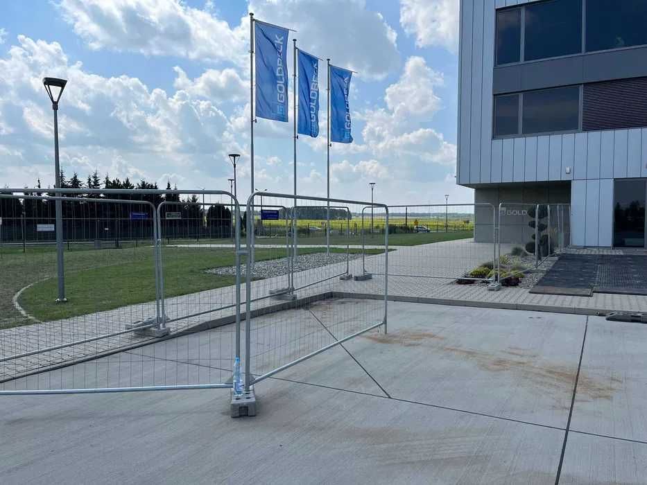 Promocja !! OGRODZENIE BUDOWLANE wzmacniane ! Tymczasowe Przestawne Ażurowe Panelowe