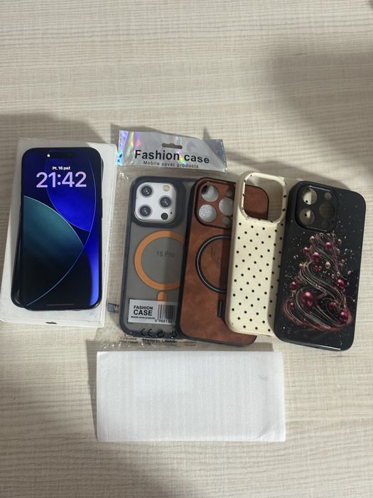 Iphone 15 pro blue tytanium 100% okazja
