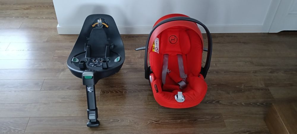 Cybex baza obrotowa, nosidełko fotelik zestaw