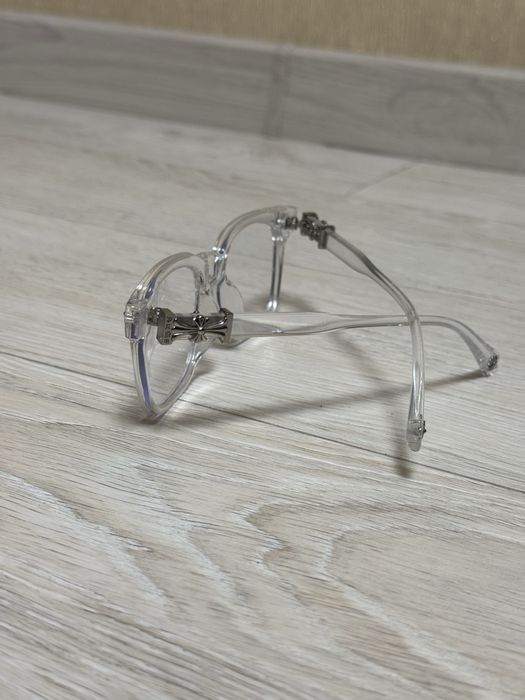 прозорі очки chrome hearts