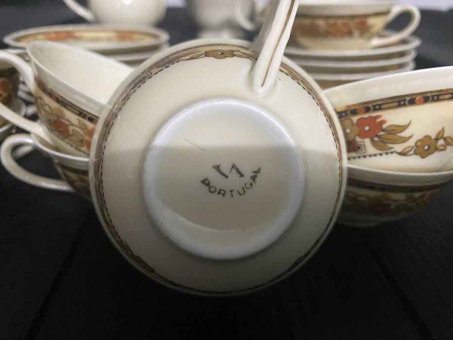 Serviço de chá/café Vista Alegre muito raro e antigo