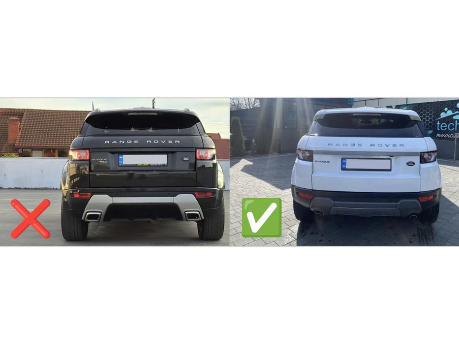 Range Rover Evoque 2012+ гг. Брызговики Prestige (4 шт)