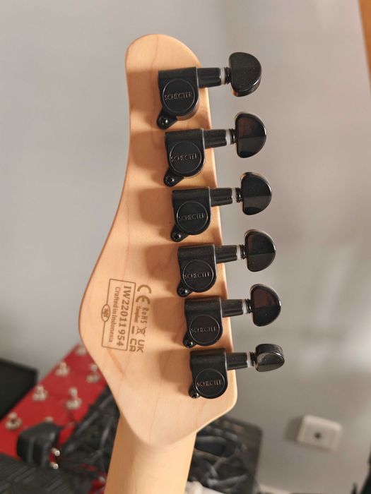 Schecter PT Sun Valley Super Shredder FR S, Sea Foam Green como nova