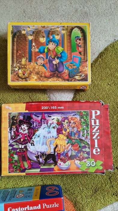 Пазлы новые и бу, рюкзачок