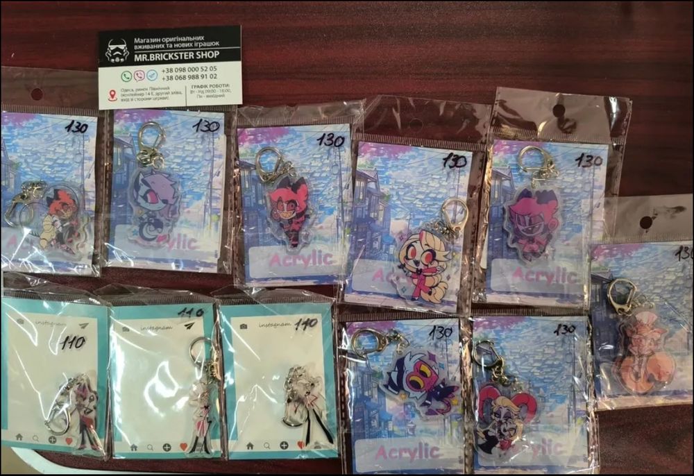 Фігурки фигурки плюшевые игрушки Отель Хазбин Аластор Энджел Даст