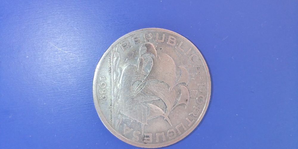 Moeda de prata de 10 escudos 1932