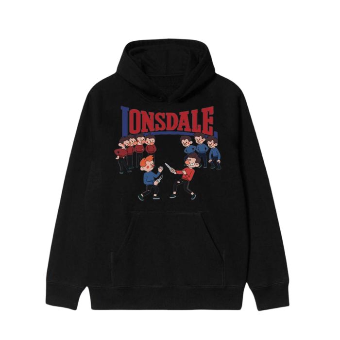 Мужские худи Lonsdale Logo унисекс лонсдейл толстовка кофта лонгслив