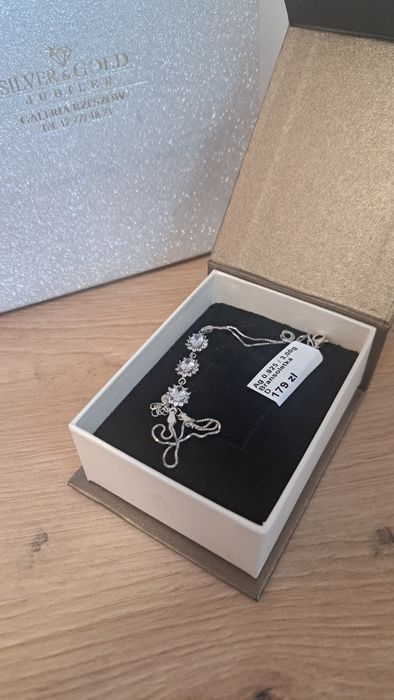 Srebrna bransoletka prezent