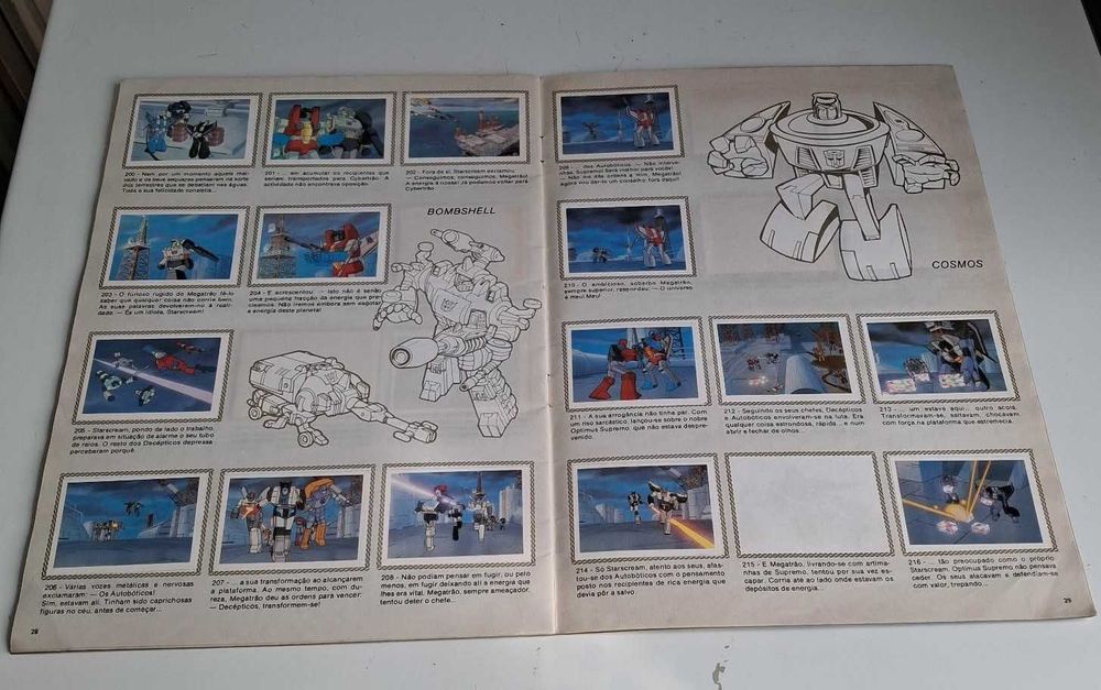 Caderneta: TransFormers de 1992