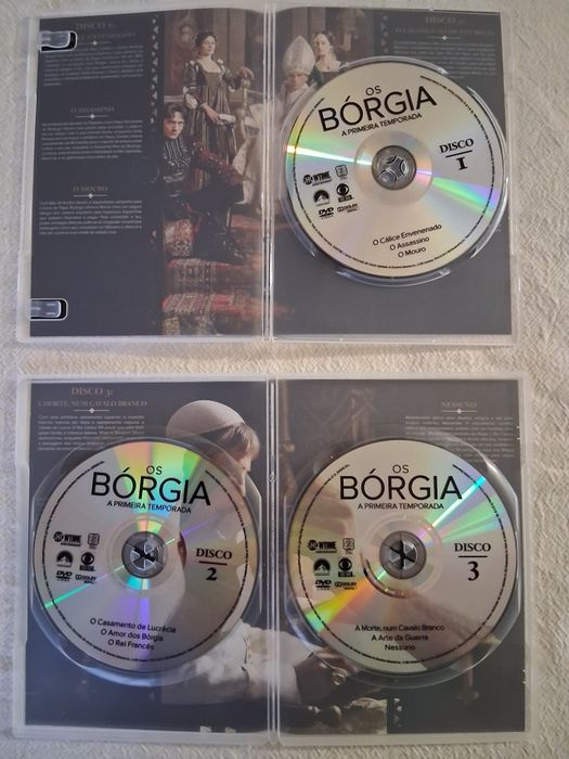 Os Bórgia, série tv com Jeremy Irons dvd