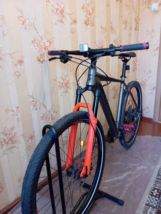 Горный велосипед-Crosser Solo 29" Красный . (1*12)_(21 рама)