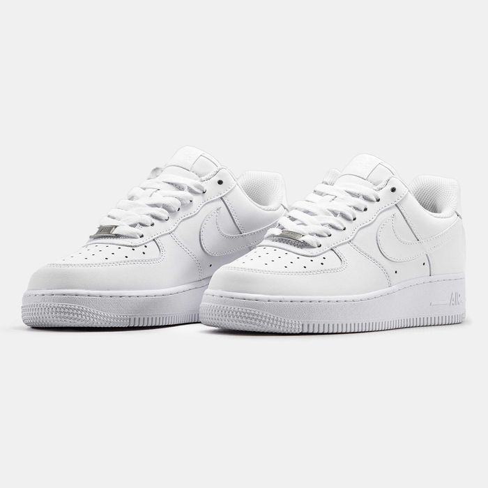 Унисекс кожаные кроссовки Nike Air Force 1 '07 Classic Low найк форс
