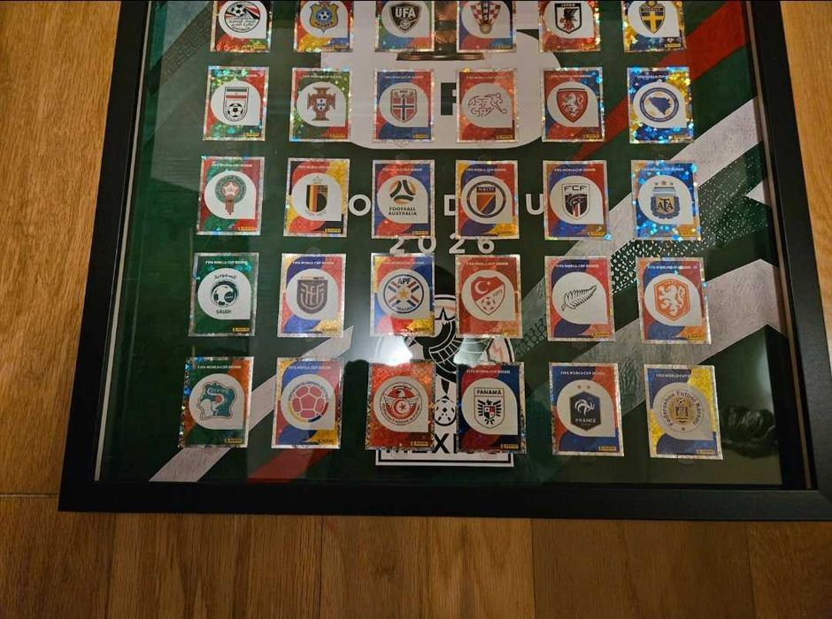 Quadro símbolos seleções mundial 2026