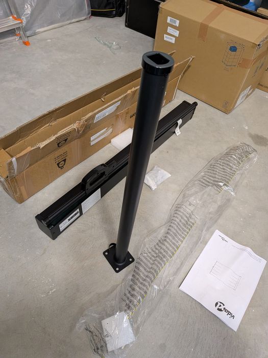 Toldo Retrátil para Varanda até 3m – Novo com Caixa