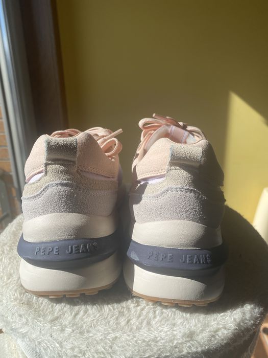 Sapatilhas Pepe Jeans London rosa/bege