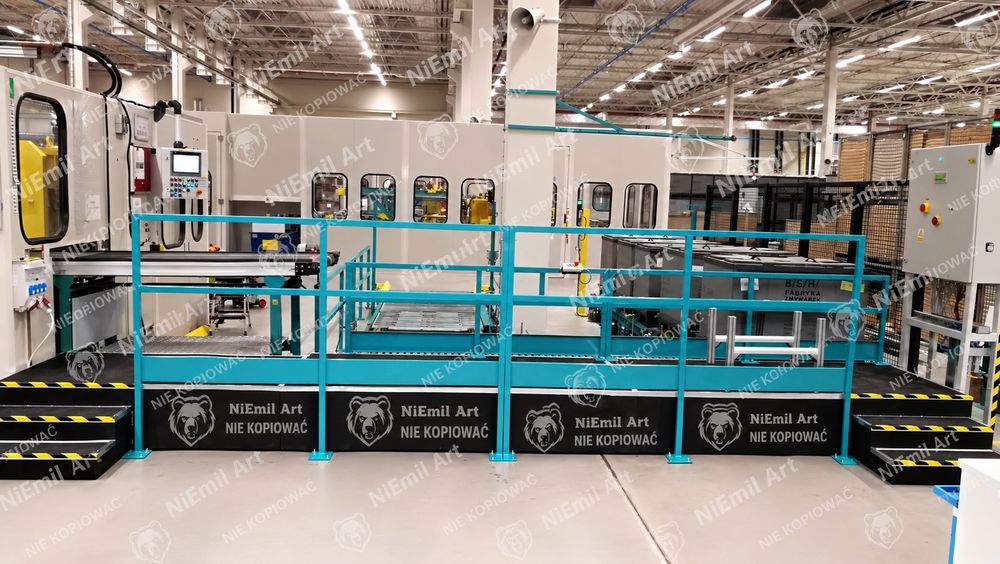 Konstrukcje stalowe na zamówienie / Podesty, ramy, elementy linii produkcyjnych