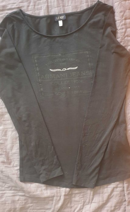 Bluzka Armani jeans czarna