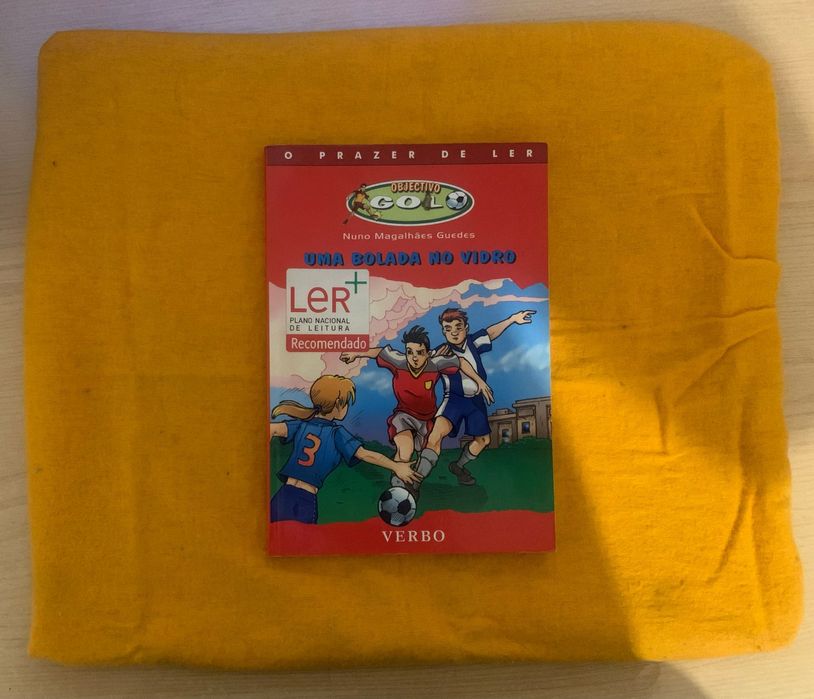 Livro - "Objetivo Golo - Uma bolada no vidro"