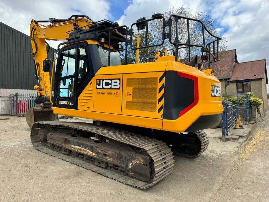 Оренда екскаватору JCB JS220X LC Engcon Trimble Котловани, траншеї, демонтаж, планування, послуги спецтехніки.