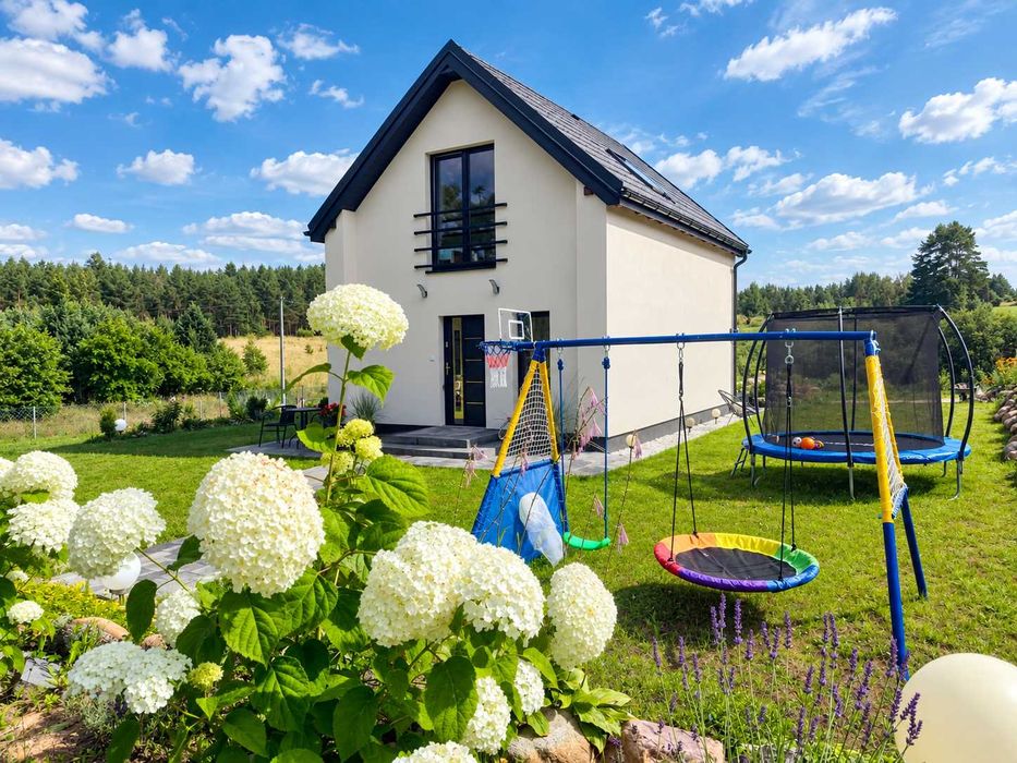 Domek letniskowy 7-osobowy – Narty Warchały Jedwabno nad jeziorem Świętajno