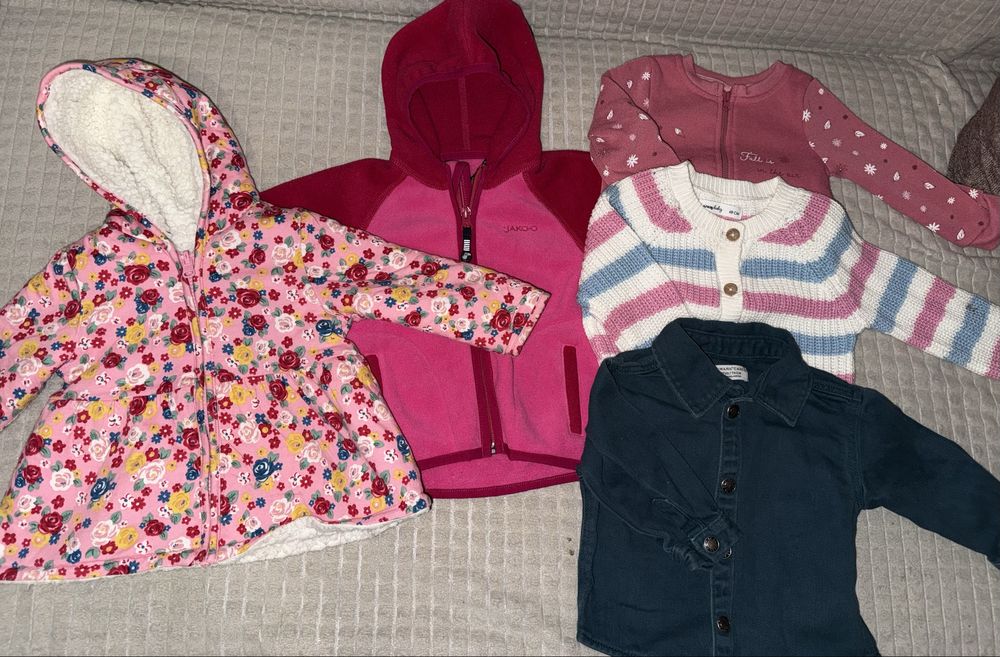 Лот одягу/Штани/колготи/кофти/лосини на дівчинку 6-9 місяців