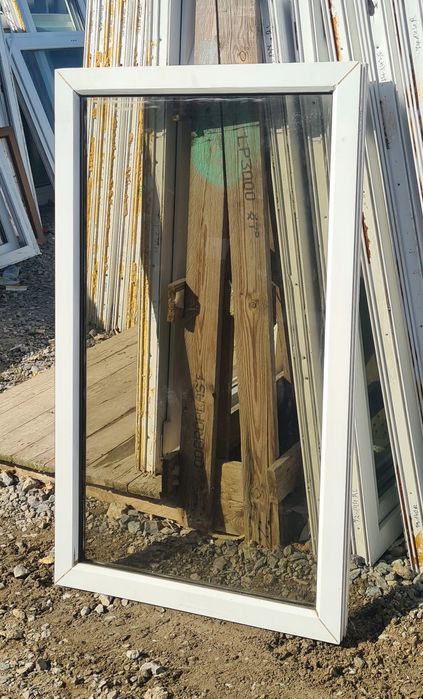 OKNA KacprzaK Witryna 73x125 FIX Używany PCV Plastikowe Lider Okna OLX