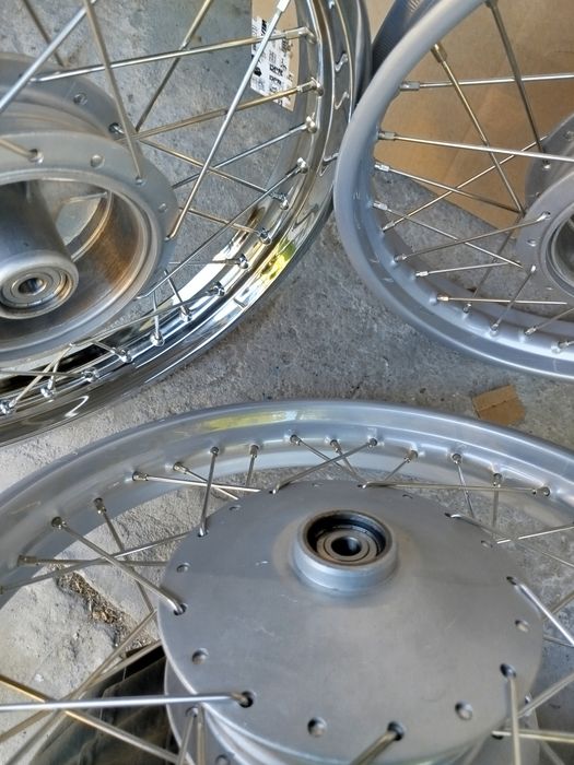 Koła shl gazela m17 komplet nierdzewne szprychy