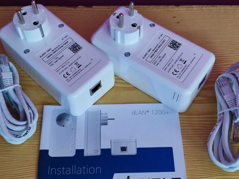 Kit 2x Devolo Powerline CPL 1200+