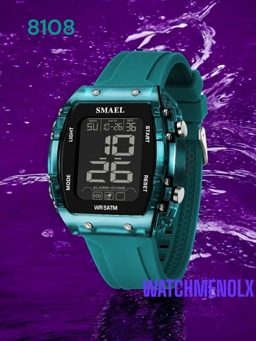 Zegarek SMAEL 8108 nowość  2025 t-green