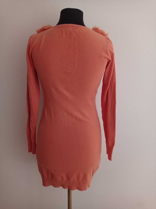 Sweter z futerkiem
