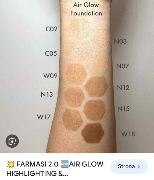 Podkład Air Glow Farmasi