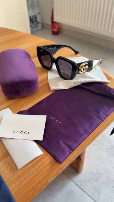 Oryginalne okulary Gucci damskie z certyfikatem