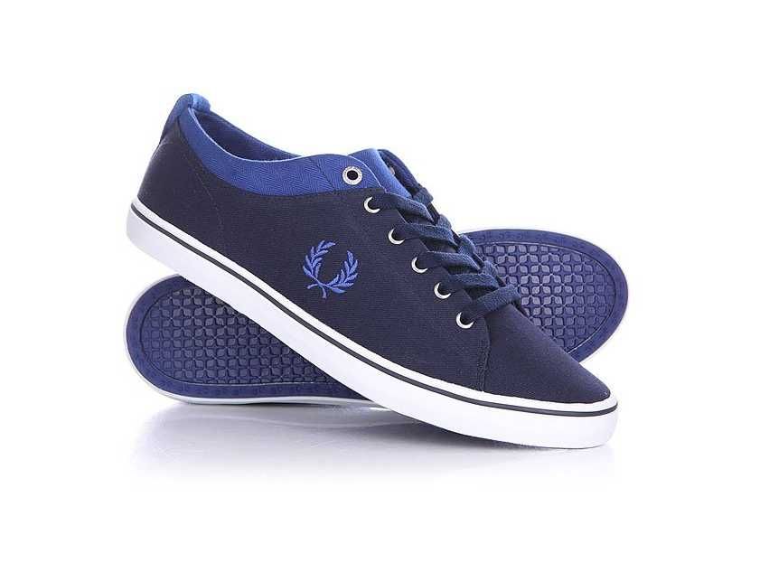Мужские кеды Fred Perry Hallam Twill Navy (43р.27,5см)