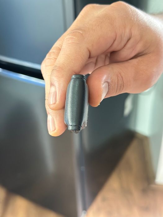 Clipe de dinheiro em couro Harley Davidson com medalhão Bar & Shield