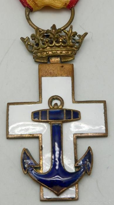 Medalha 1ª classe mérito naval Espanha (Franquista)