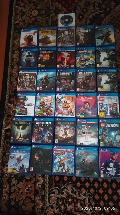 Игры диски ps 4.