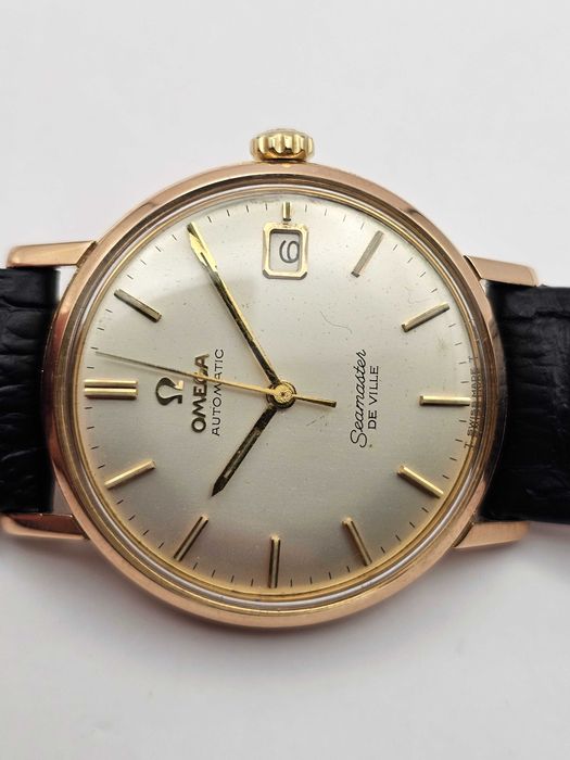 Złota Omega Seamaster de Ville lite złoto 18K oryginalny stan