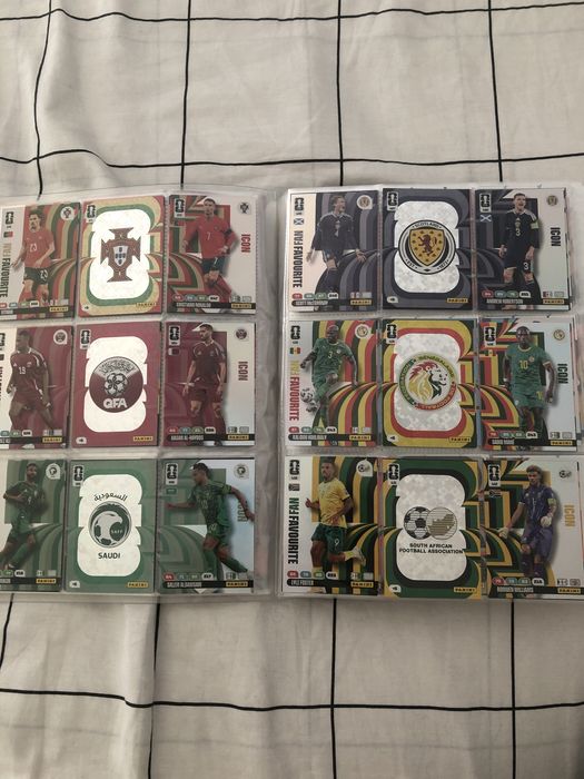 Binder quase completo + extras panini adrenalyn xl fifa world cup 2026 (cartas mundial 2026)