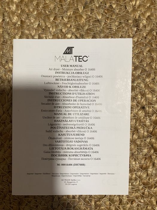 Осушувач повітря Malatec